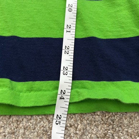 Ralph Lauren Sport y2K striped long sleeved cotton v neck t M - Picture 6 of 6